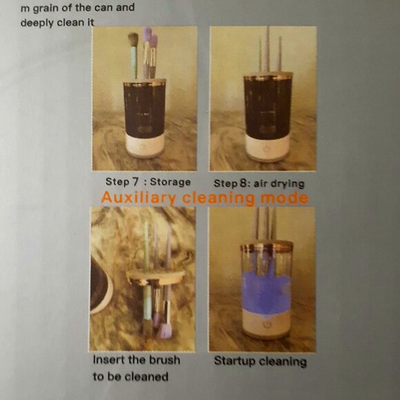 NEW!!! Automatic Makeup Brush Cleaning Machine with Brush Storage & Fast Drying - Picture 4 of 9